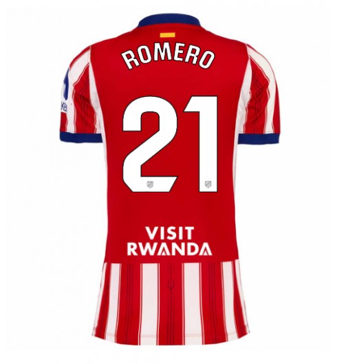 Atletico Madrid Cristian Romero #21 Domácí Dres pro Dámské 2026-27 Krátký Rukáv Atletico Madrid Cristian Romero #21 Domácí Dres pro Dámské 2026-27 Krátký Rukáv